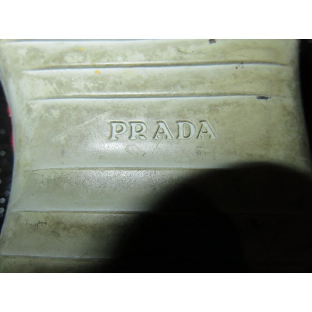 SOLD! Prada 2002 America’s Cup Original Red & White Patent Italian Leather kicks - Picture 9 of 12